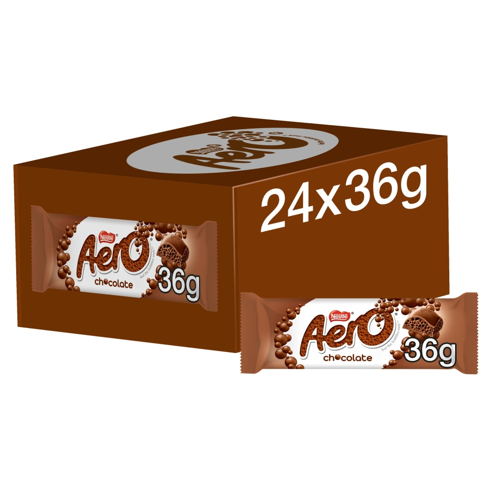 AERO STD BARS PEPPERMINT 24X36G