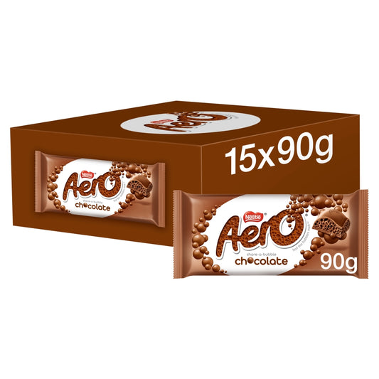 AERO MILK BLOCKS 15×90G £1.65