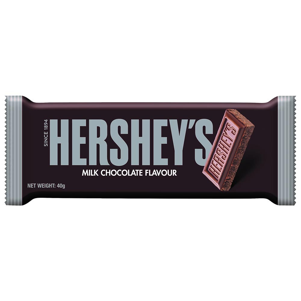 HERSHEYS MILK CHOCOLATE BAR 24X40G