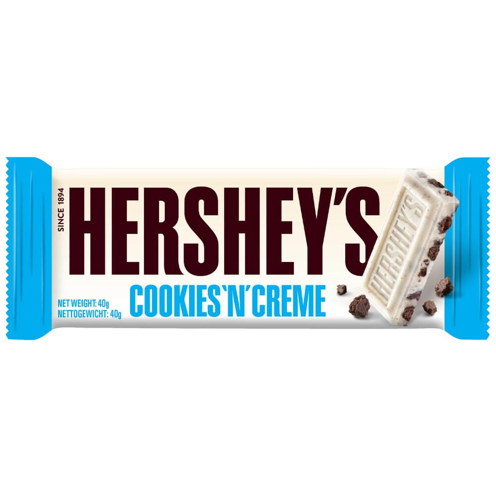 HERSHEYS COOKIES N CREME BAR 24X40G