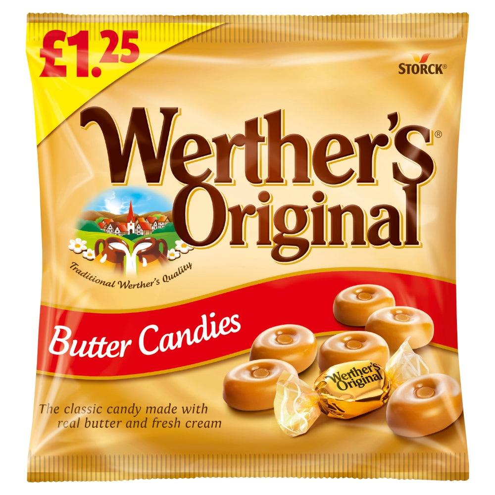 WERTHERS ORIGINAL BUTTER 12X110G £1.25