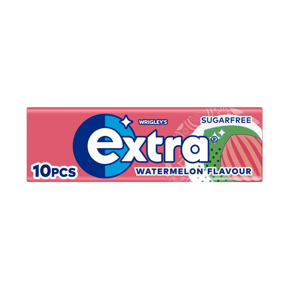 EXTRA GUM SINGLE SF WATERMELON 30X10PCS