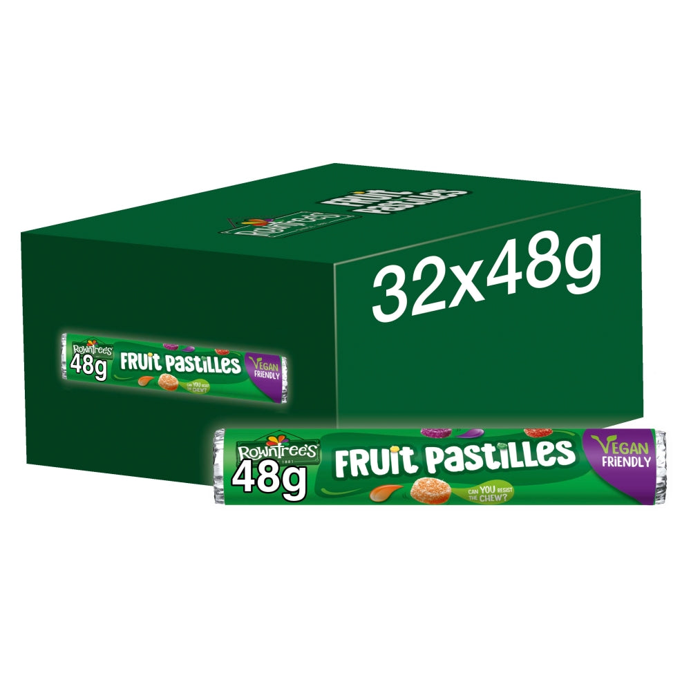 ROWNTREE'S FRUIT PASTILLES TUBE 32×48G