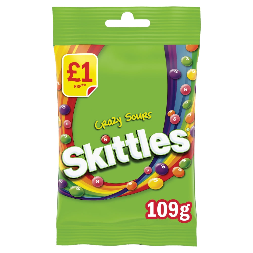 SKITTLES SOURS 14 x 109G PMP £1