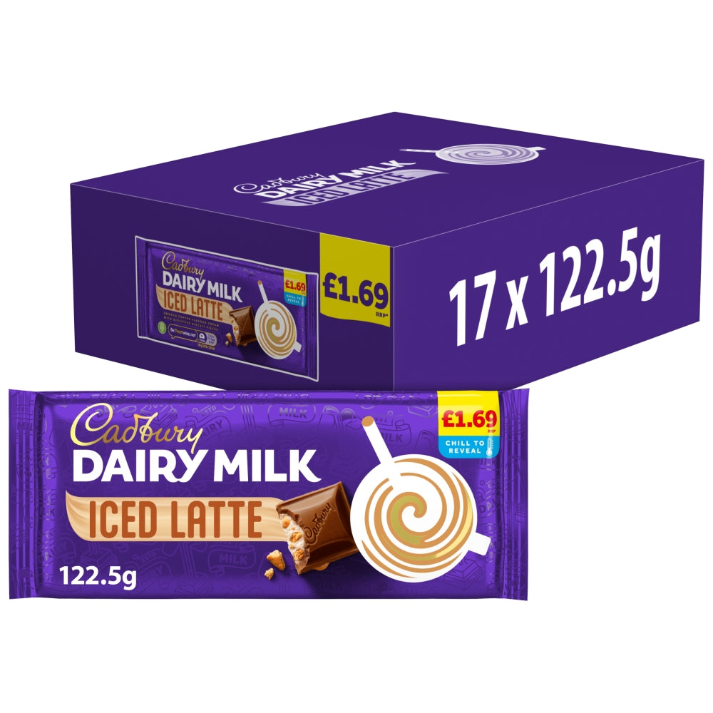 CADBURY BLOCKS DAIRY MILK ICED LATTE 17X122.5G £1.69