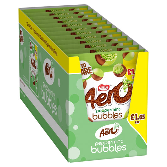AERO BUBLE PEPPERMINT BAG 12×80G £1.65