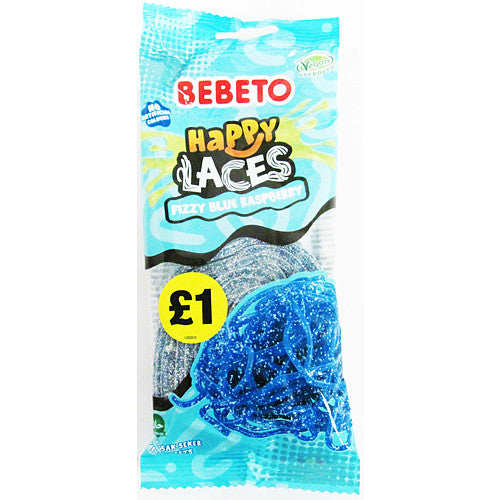 BEBETO BLUE RASPBERRY LACES 12PCS £1