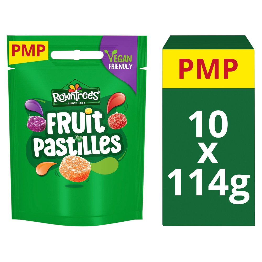 ROWNTREE FRUIT PASTILLES 10×114G £1.25