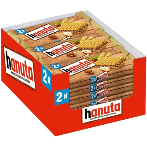 HANUTA WAFER BISCUIT 18X44G