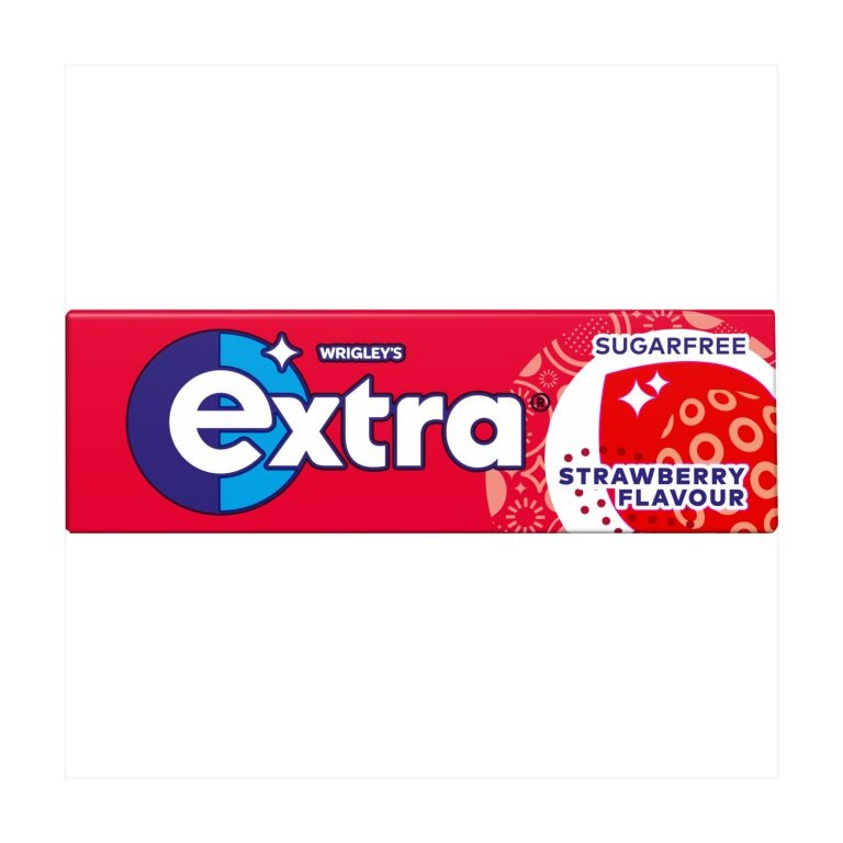 EXTRA GUM SINGLE SF STRAWBERRY 30X10PCS