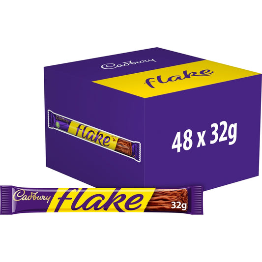 CADBURY STD BARS FLAKE 48X32G