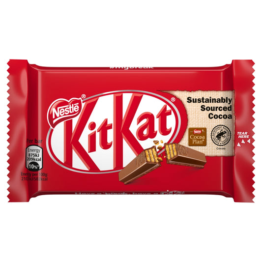 Kit Kat 4 Finger Normal Milk Chocolate Biscuit Bar 24*41.5g