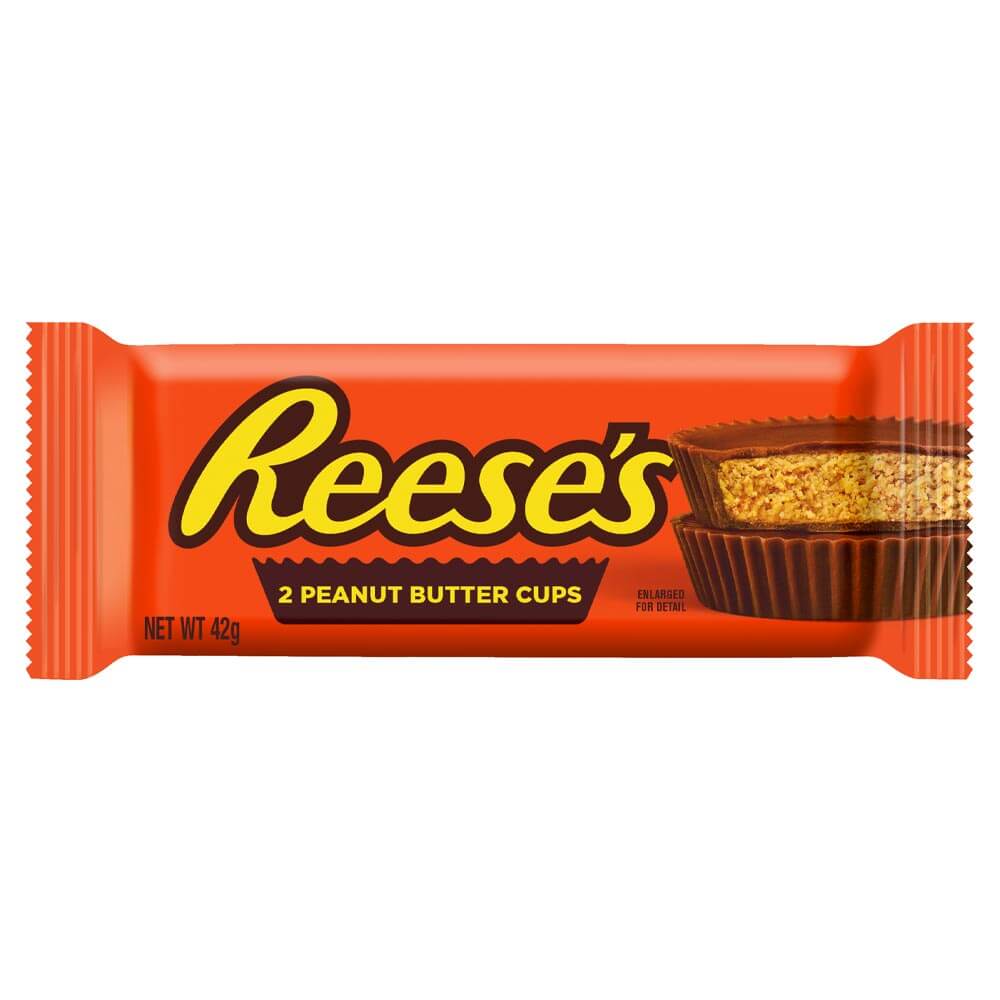 REESE'S 2 PEANUT BUTTER CUPS 36X42G HERSHEY'S