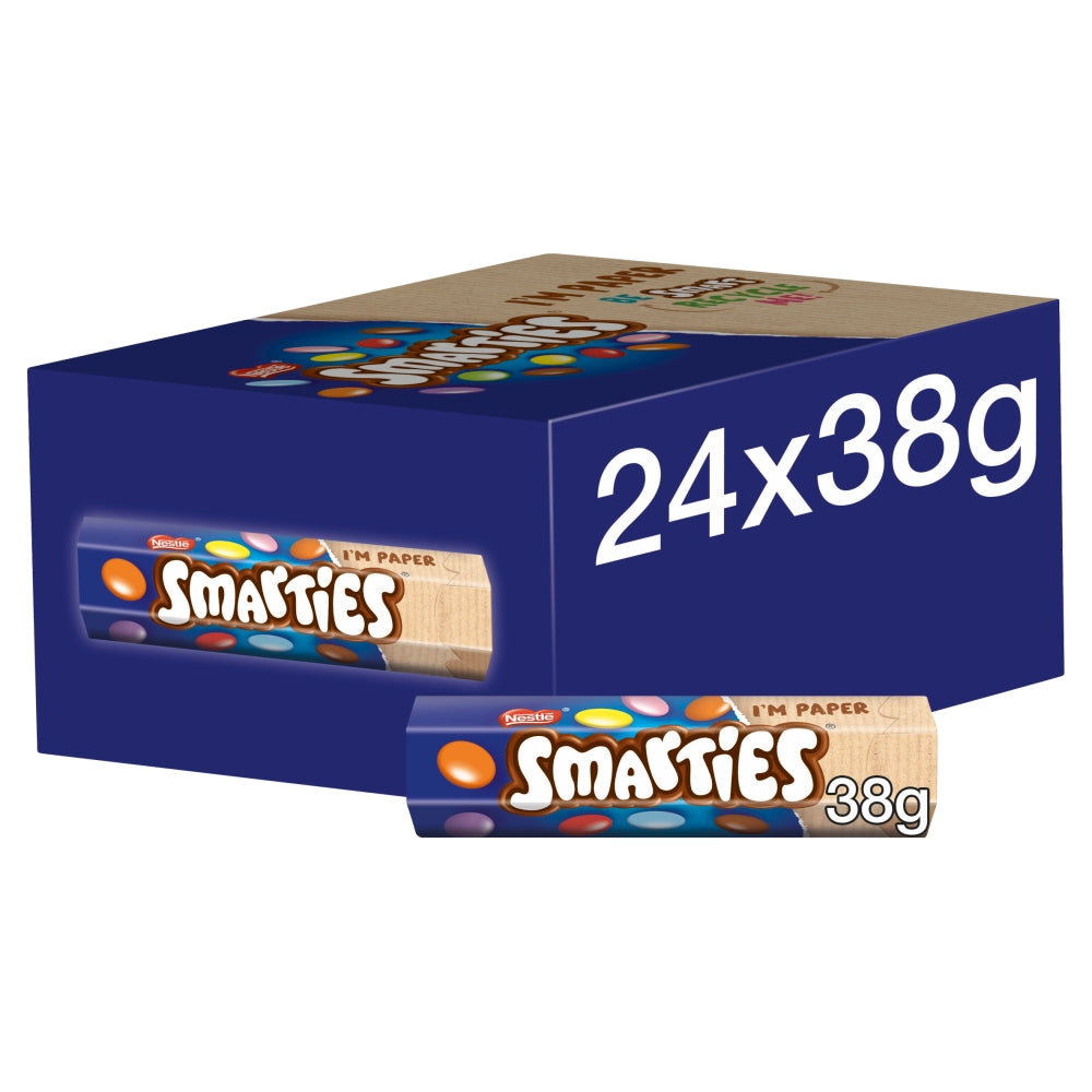 SMARTIES MILK CHOCOLATE TUBE 24×38G