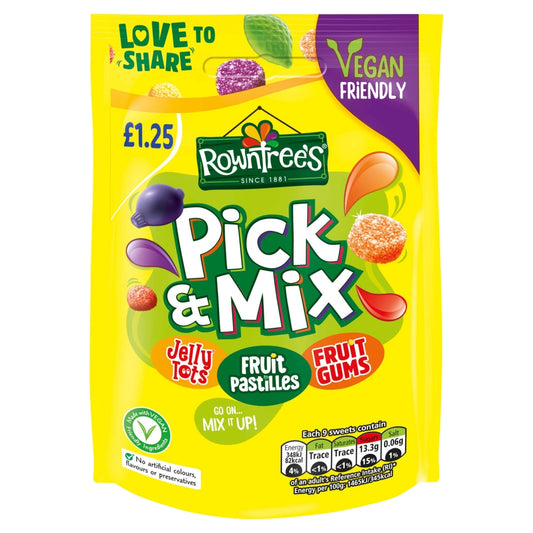 ROWNTREE PICK & MIX 10×120G £1.25