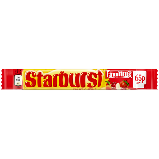 STARBURST FAVE REDS 24×45G PMP £0.65