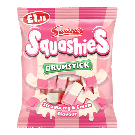 SQUASHIES DRUMSTICK STRAWBERRY & CREAM 12×120G – £1.15