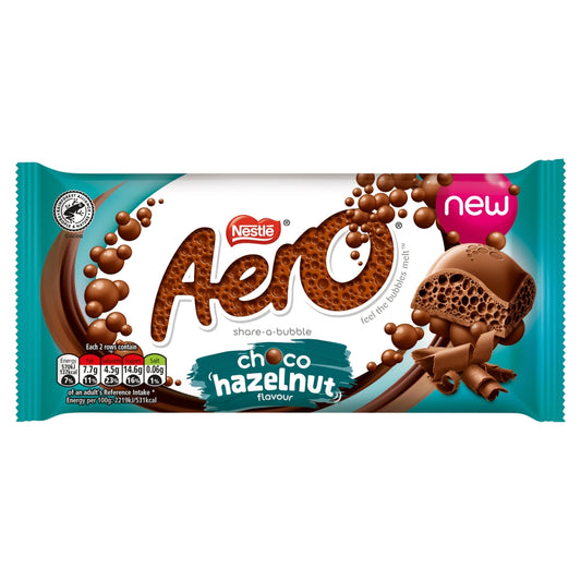 AERO HAZELNUT BLOCKS 15×90G £1.65