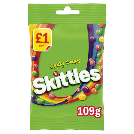 SKITTLES SOURS 14 x 109G PMP £1