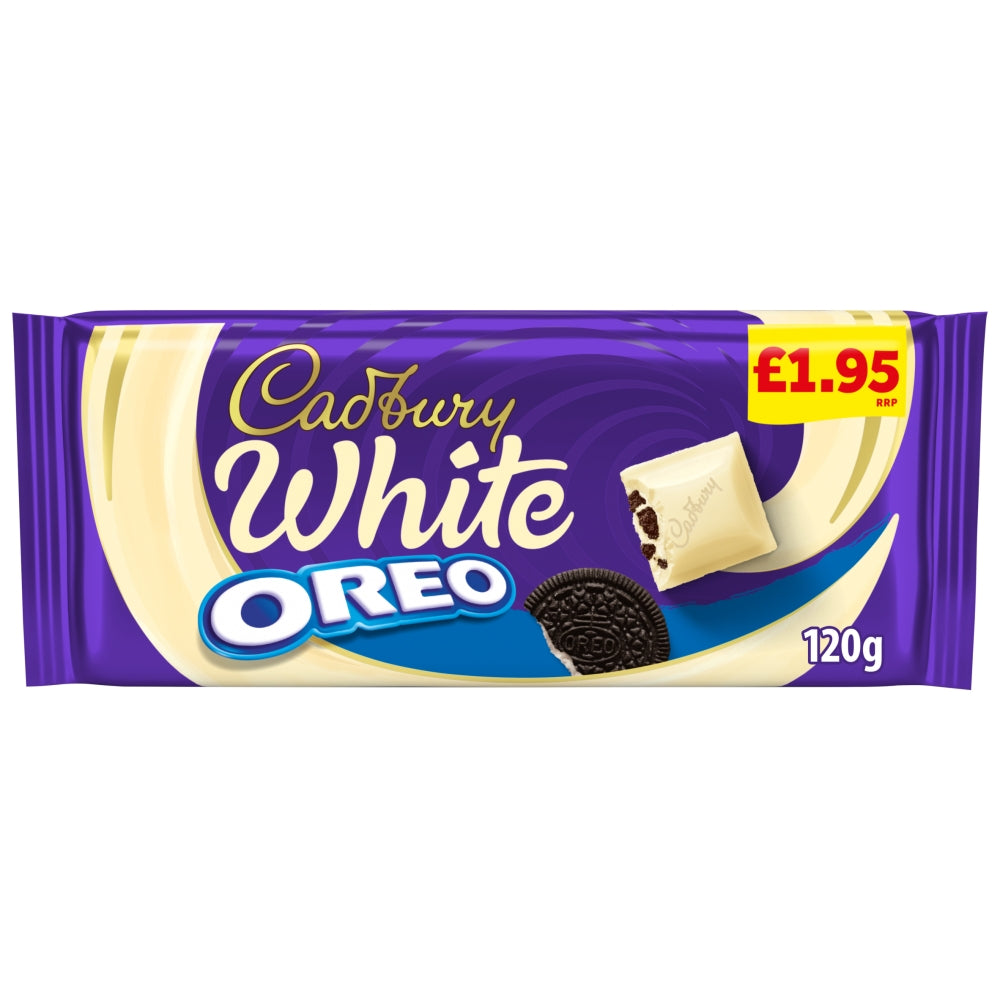 CADBURY BLOCKS  DAIRY MILK OREO WHITE 17X120G £1.95