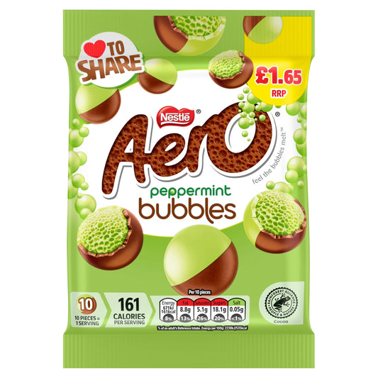 AERO BUBLE PEPPERMINT BAG 12×80G £1.65