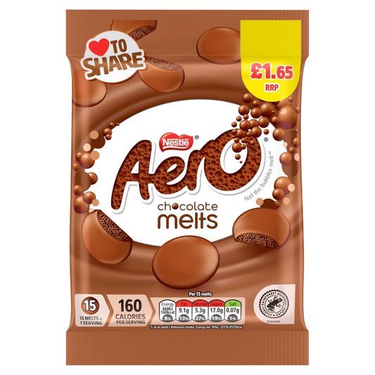 AERO MELT MILK BAG 12×80G £1.65