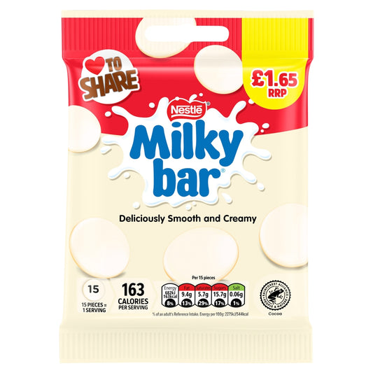 MILKYBAR GAINT BUTTONS 12 x 85G £1.65