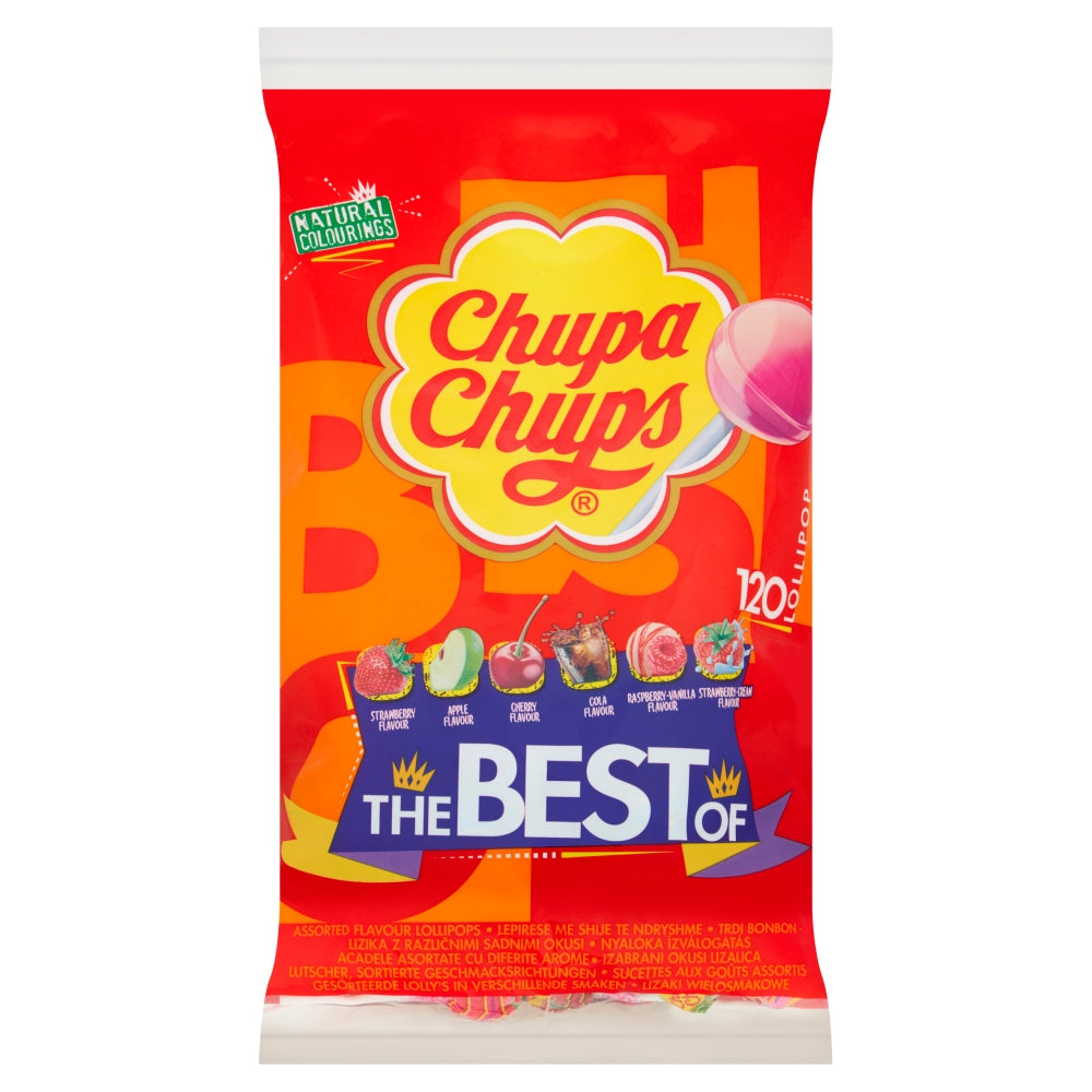 CHUPA CHUPS BAG 120 LOLLIPOPS