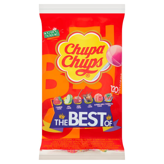 CHUPA CHUPS BAG 120 LOLLIPOPS