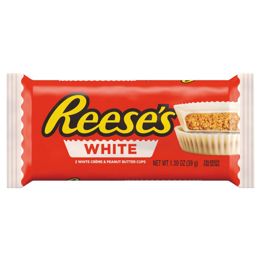 REESE'S WHITE 2 PEANUT BUTTER CUPS 24X39.5G HERSHEY'S