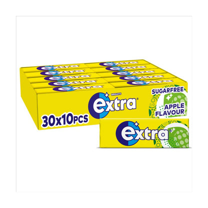 EXTRA GUM SINGLE SF APPLE 30X10PCS
