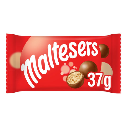 MALTESERS MILK CHOCOLATE & HONEYCOMB SNACK BAG 25×37G