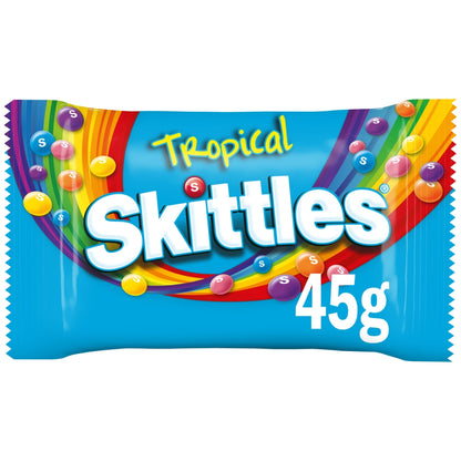 SKITTLES TROPICAL BAG 36×45G PMP £0.65