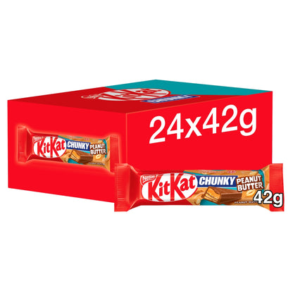 KITKAT STD BAR CHUNKY PEANUT BUTTER 24×42G