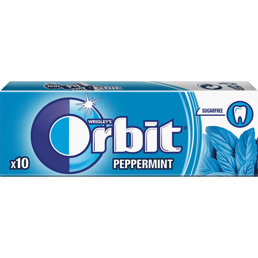 ORBIT PEPPERMINT CHEWING GUM 30×14G
