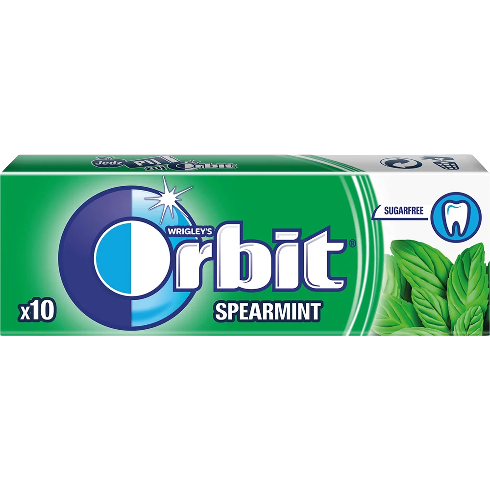 ORBIT SPEARMINT CHEWING GUM 30×14G