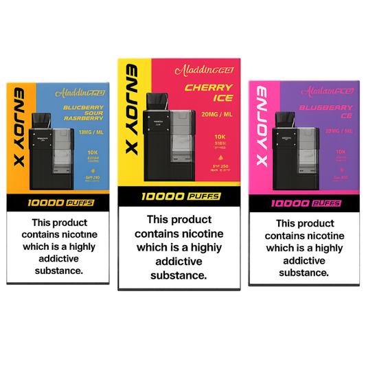 Aladdin Pro Enjoy X 10K Replacement Pods - (Box of 5)