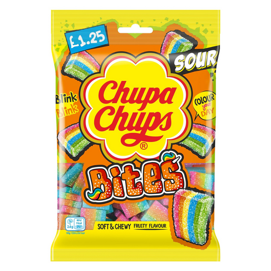CHUPA CHUPS BAG 12X120G SOUR BITES £1.25