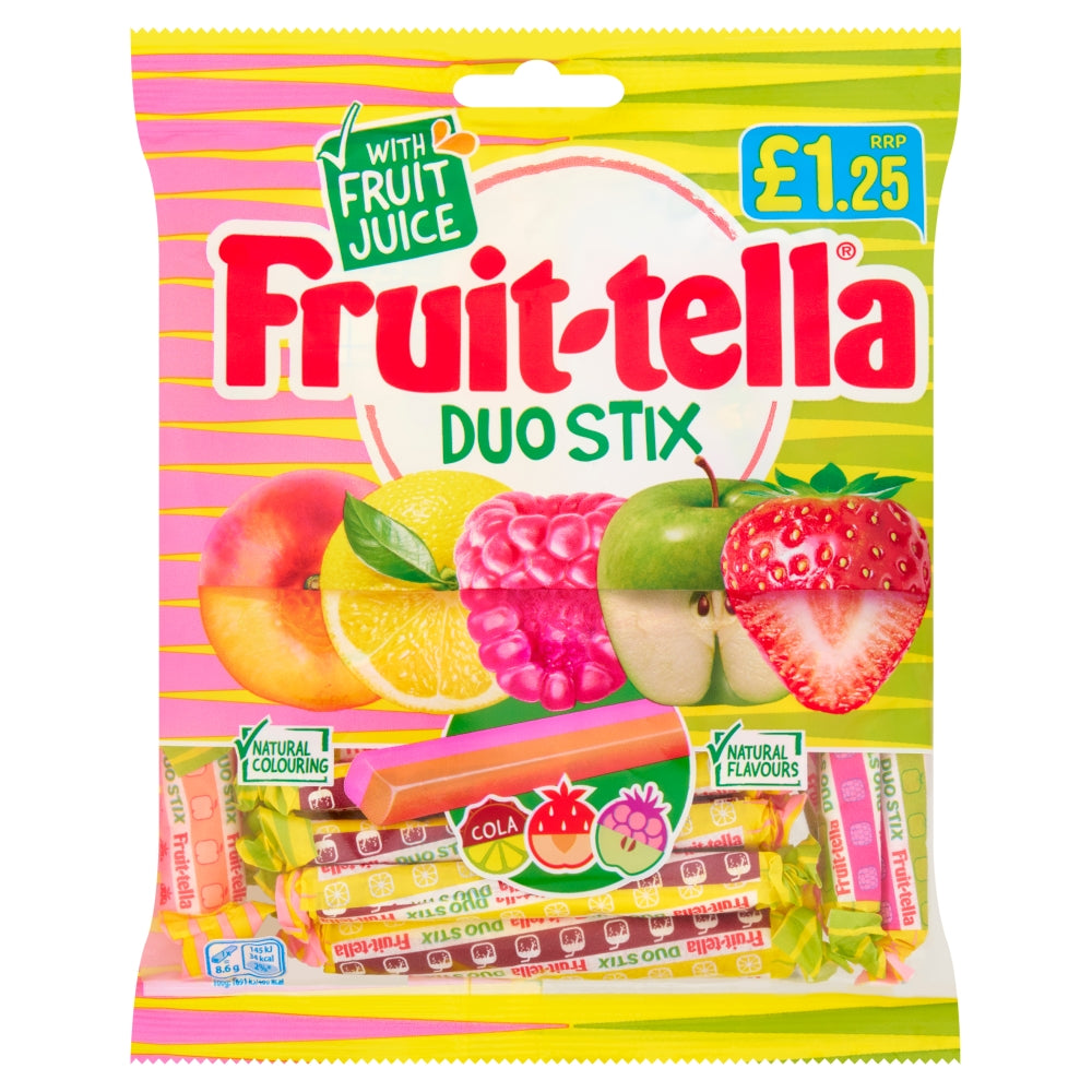 FRUITTELLA BAG DUO STIX  12x135G £1.25