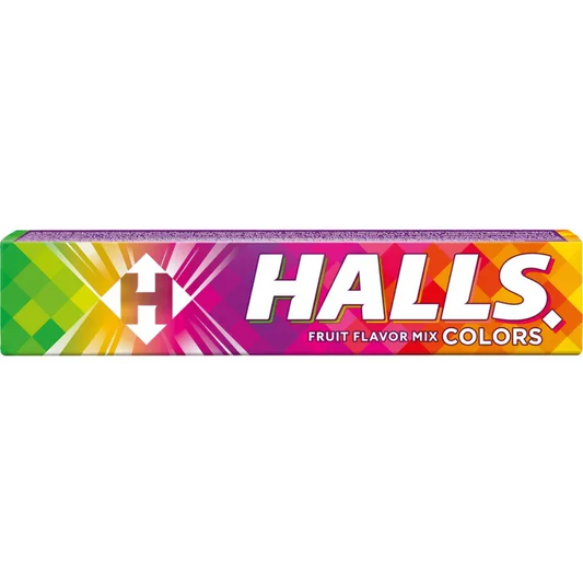 HALLS 20X33.5G COLOUR FRUIT