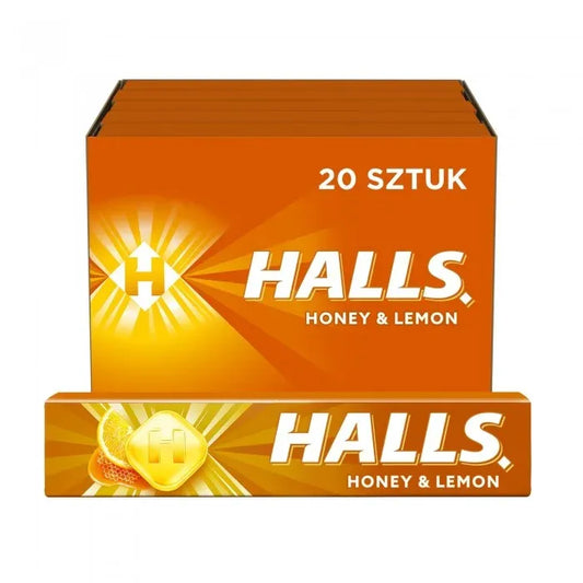 HALLS 20X33.5G HONEY & LEMON