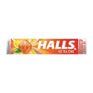 HALLS 20X33.5G ICE TEA CAFFEINE