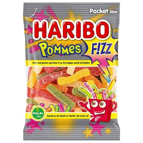 HARIBO HALAL POMMERS SOURS 24X100G