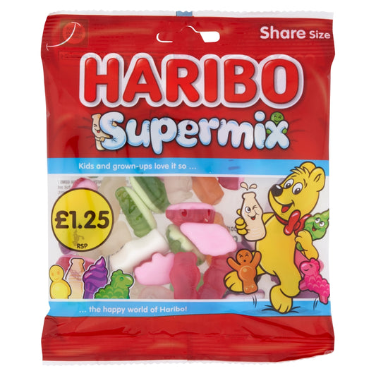 HARIBO SUPERMIX 12X140G £1.25