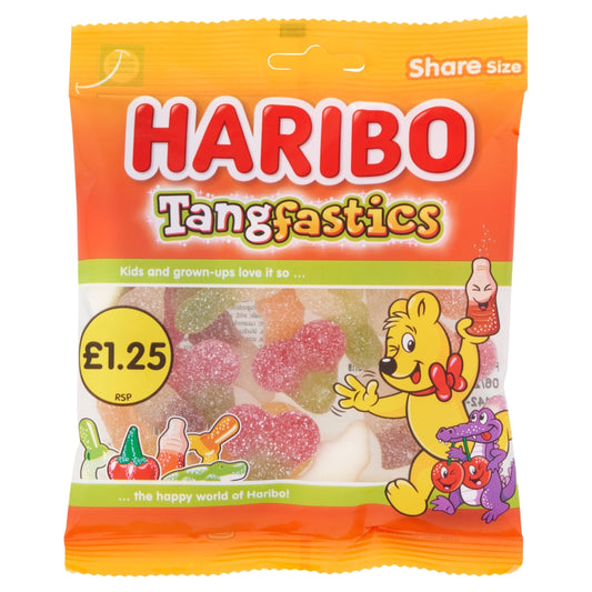 HARIBO TANGFASTICS 12×140G PMP £1.25