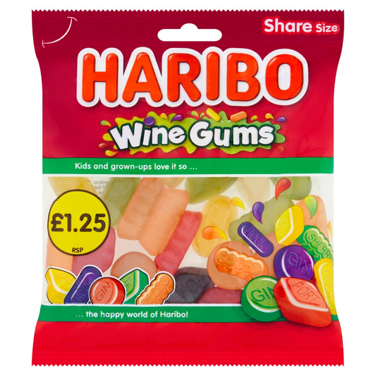 HARIBO WINEGUM 12X140G  £1.25
