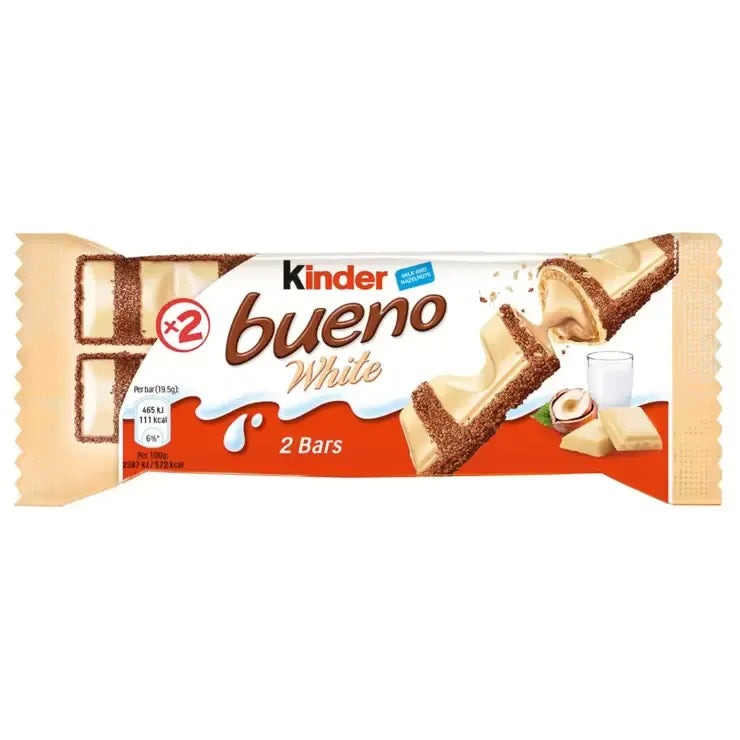 KINDER BUENO WHITE BAR 30×39G