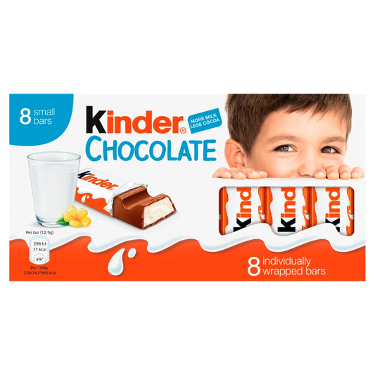 KINDER T8 CHOCOLATE 10X100G