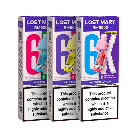 LOSTMARY 6K POD PACK OF 5