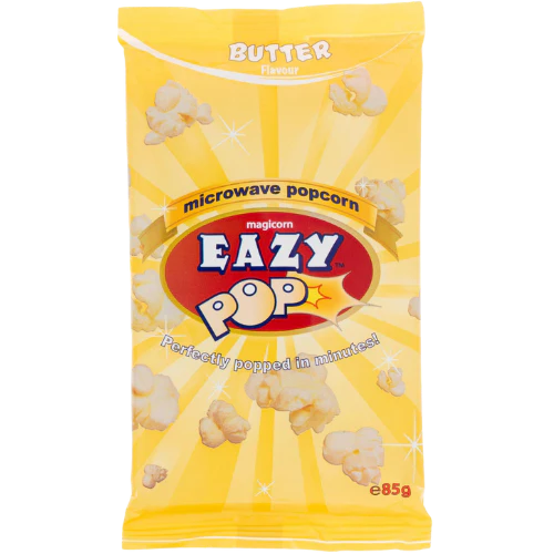 EAZY MICROWAVE POPCORN BUTTER 16X85G